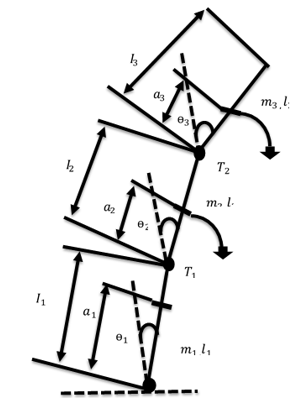 Schematic Diagram of a Robot Gymnast